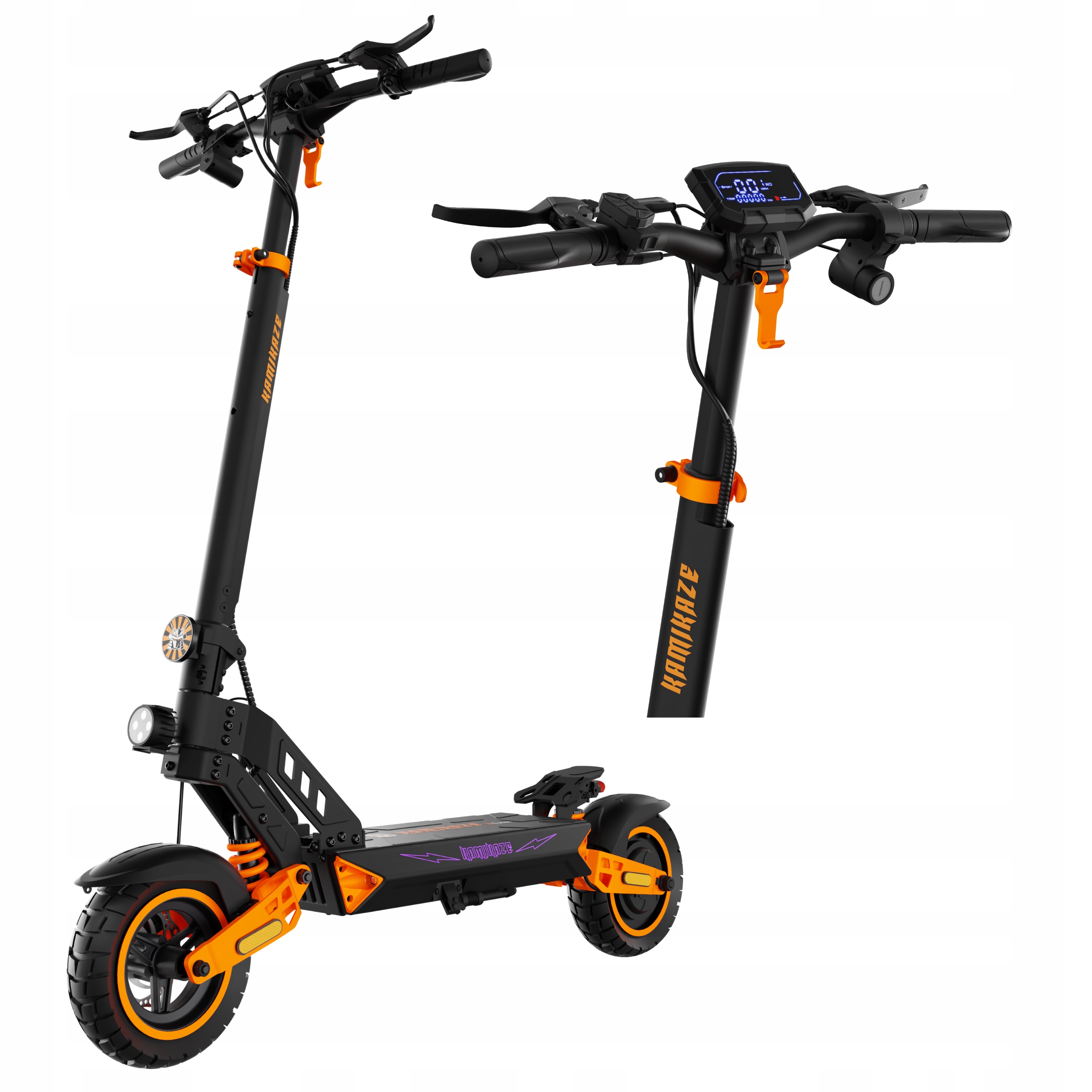 Pojazd elektryczny Kamikaze K1 Plus se zapalováním 1200 W 45 Km/h 80 Km 20 Ah
