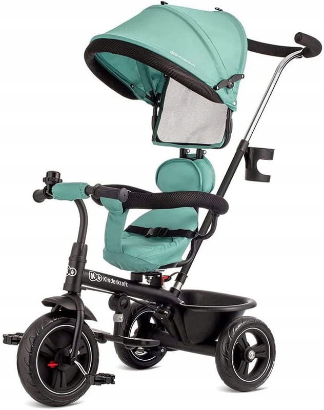Kinderkraft Rowerek dziecięcy trójkołowy spacerówka 5w1 Freeway Green