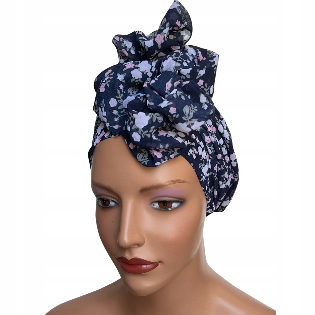 Wygodna chusta damska Ayliz 378 przewiewny turban także po chemioterapii Model Ayliz