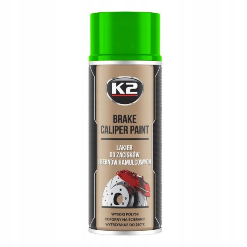

K2 Lakier do Zacisków Hamulcowych Zielony 400ml