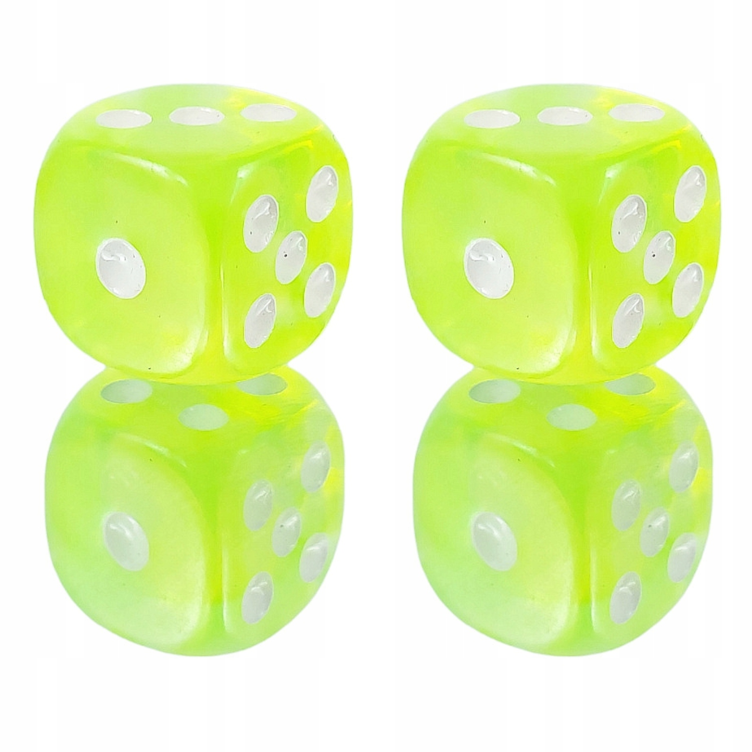 ZESTAW 2 KOSTEK K6 RPG ARTEFAKT LASU KOŚĆ 1,1 CM