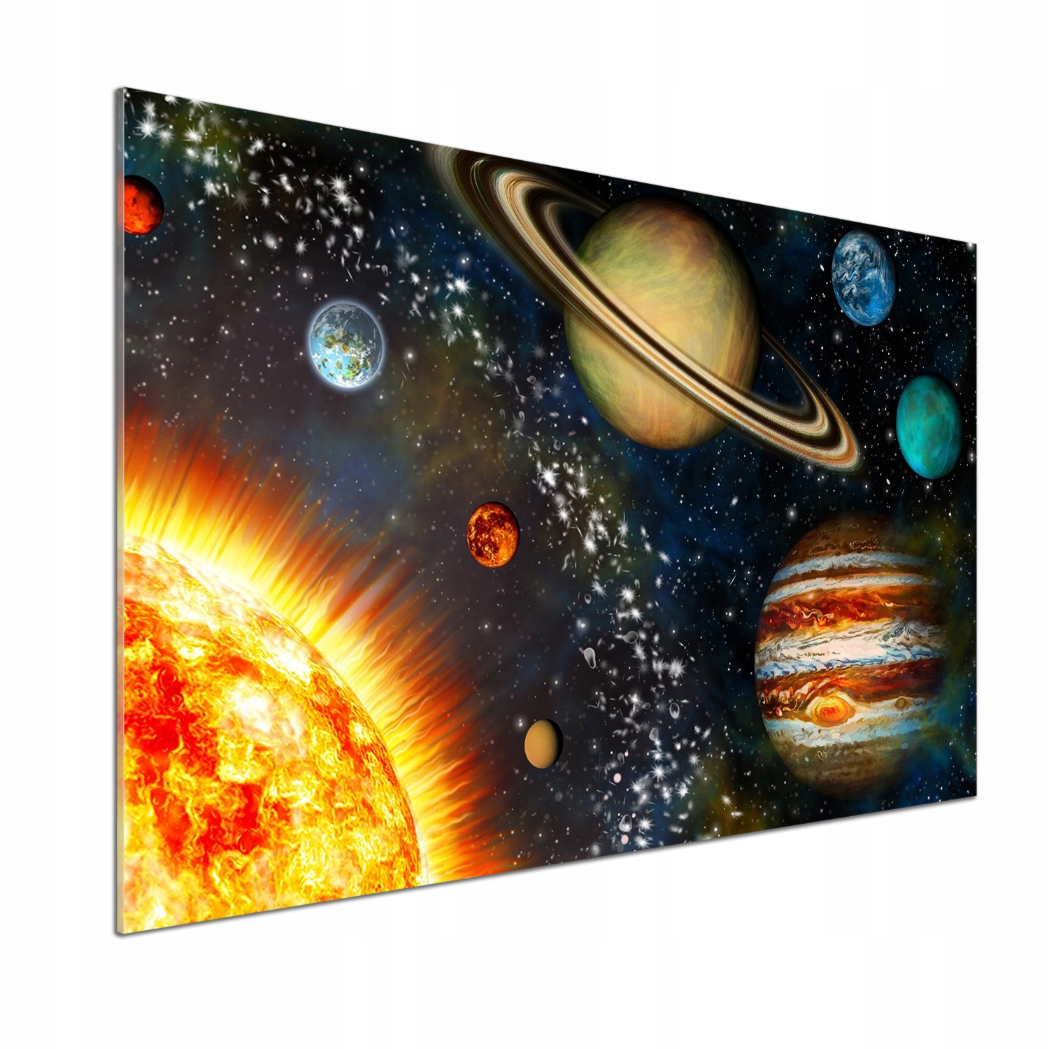 Panel do kuchyne Slnečná sústava 100 x 70 cm Lepidlo