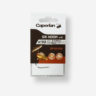 Haczyki z przyponem Caperlan Sn Bronze