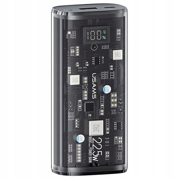 Powerbanka Usams 9000 mAh Pd 20W QC3.0+PD Dual-Port Fast Charge černá