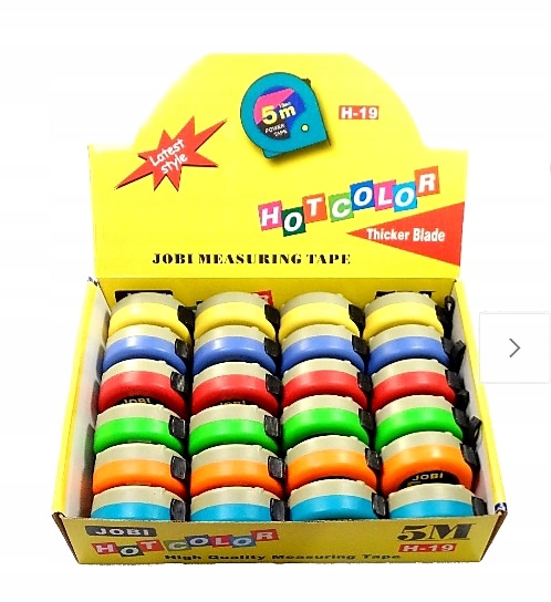 JOBI MIARA MIARKA ZWIJANA TAŚMA SZEROKA 2M x 19mm Marka Jobi