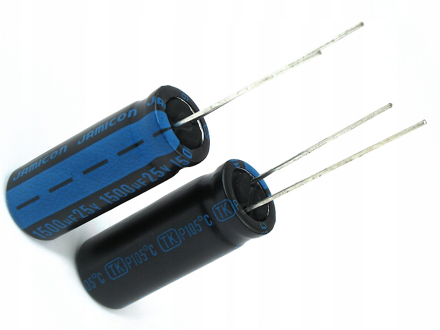 

Kondensator 1500uF / 25V 10x26mm 105* Jamicon 2SZT