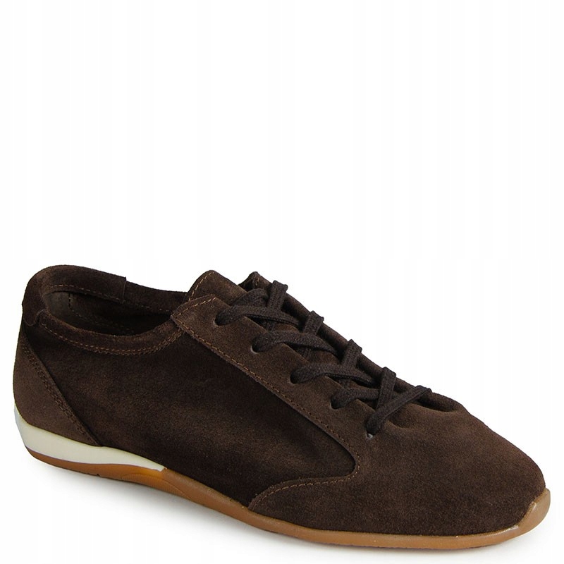 Chebello 5022 Hnědé Kožené Tenisky 36