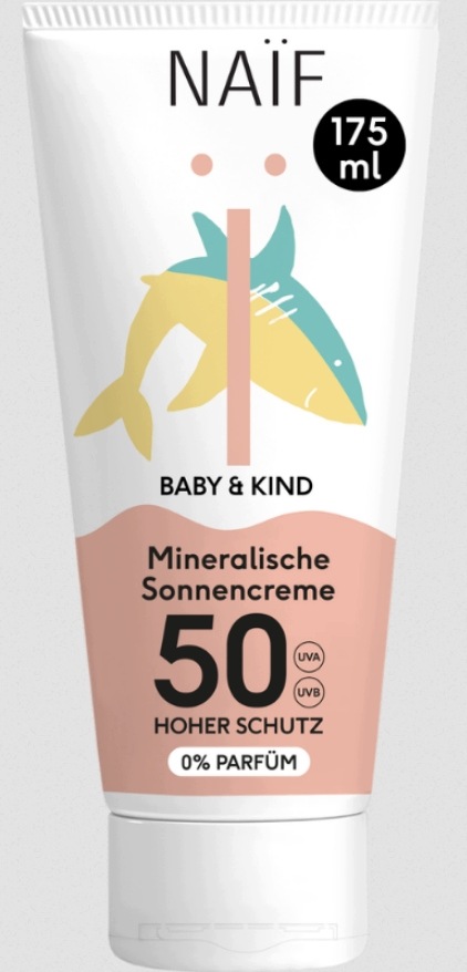 Opalovací krém pro děti a kojence, voděodolný Spf 50, 175 ml