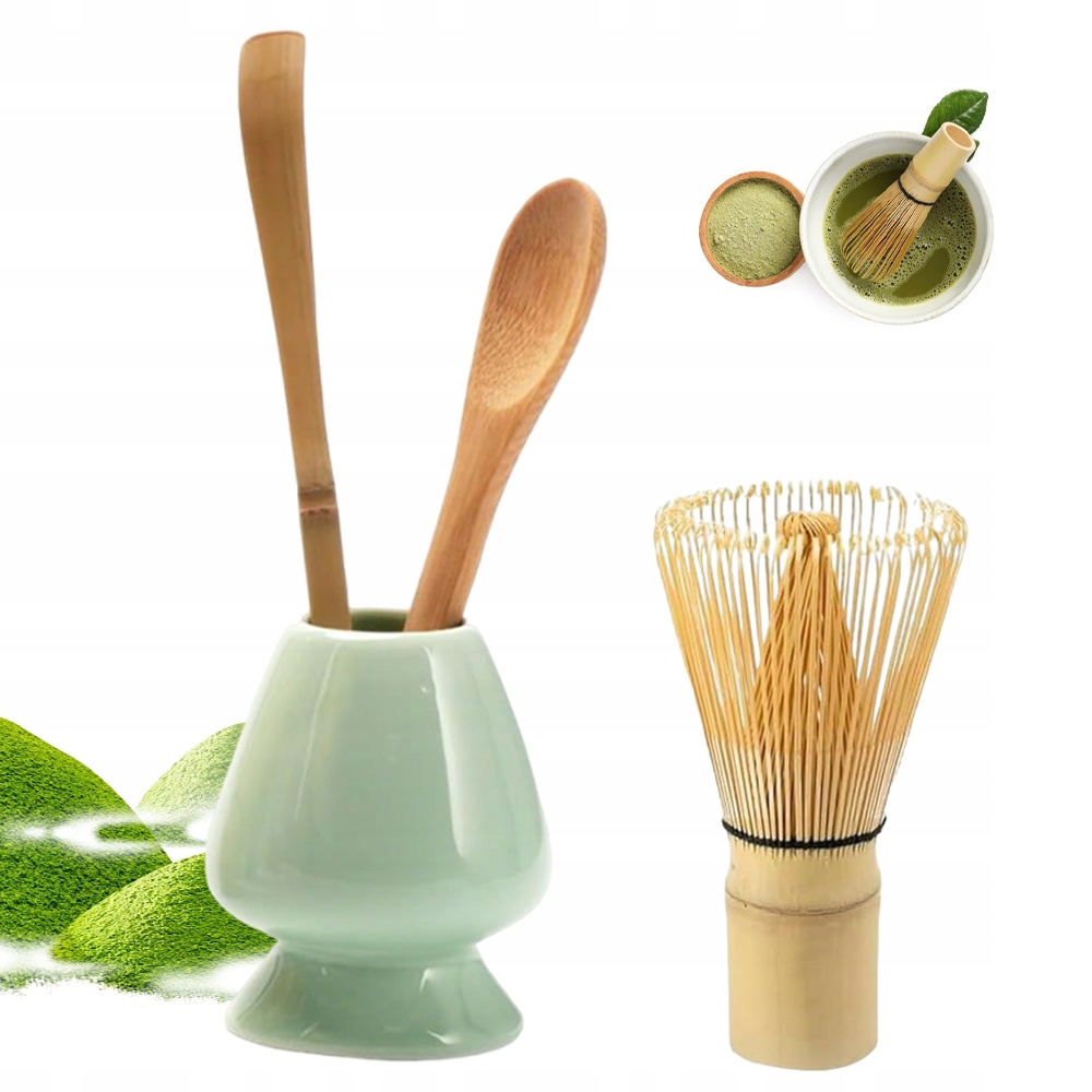 Set 4el Metla Chasen Štětec Na Čaj Matcha