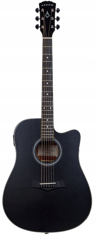 Arrow Silver A Ce Blk Black gitara elektroakustyczna