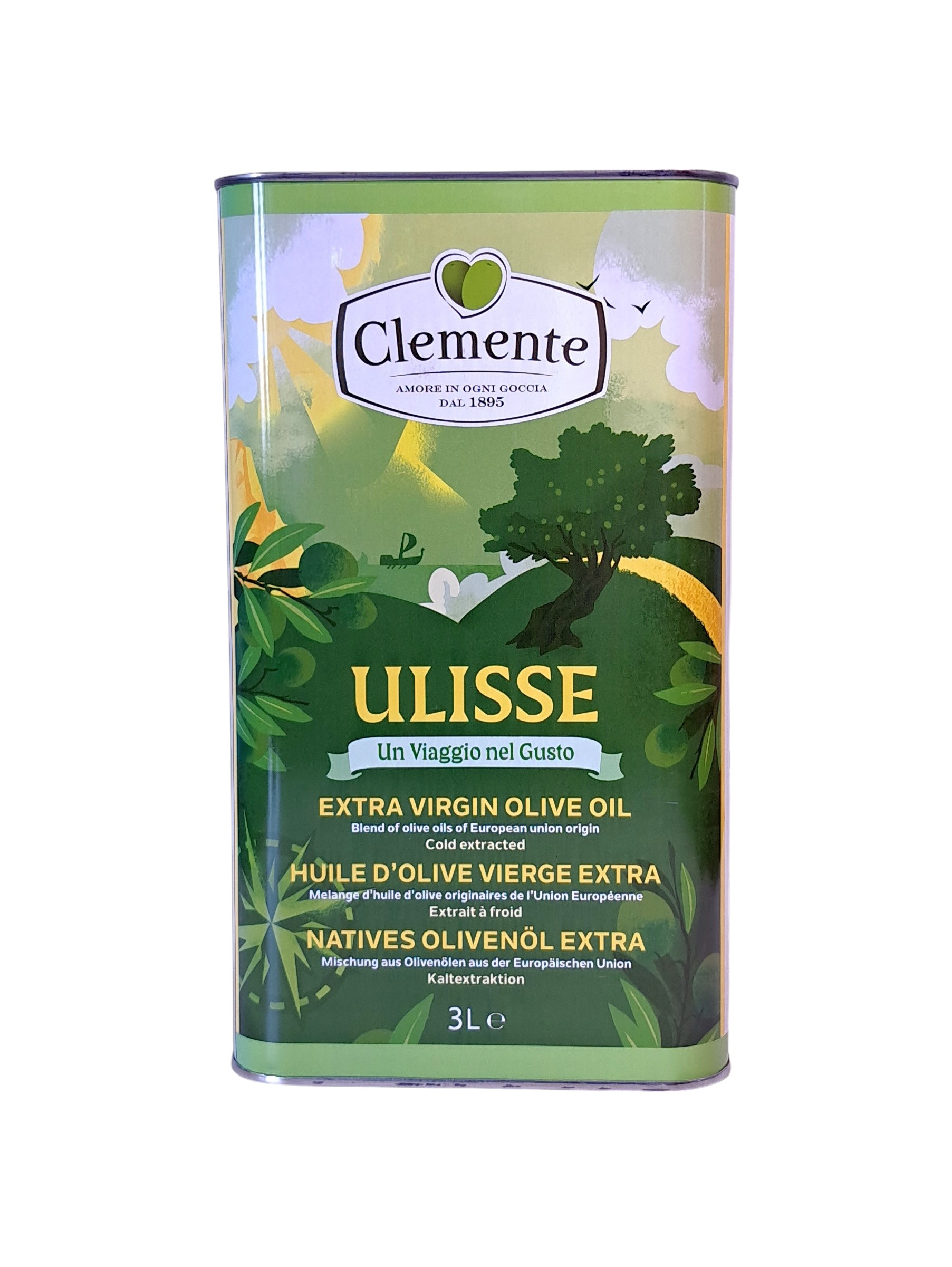 Oliwa z oliwek Extra Vergine Ulisse puszka 3l. Clemente