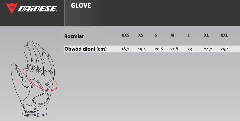 DAINESE TEMPEST 2 SHORT Rękawice Motocyklowe Czarne Wodoodporne r. S Model TEMPEST 2
