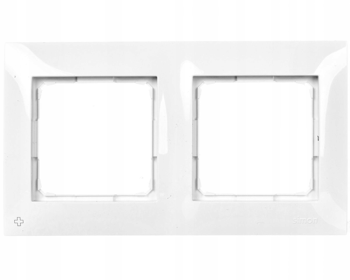 

S.54 Ramka 2-krotna antybakteryjna biała DR2/AB11