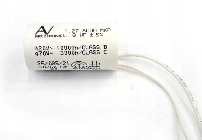 Kondensator 8µF CAME 119RIR291 do KRONO / ATS