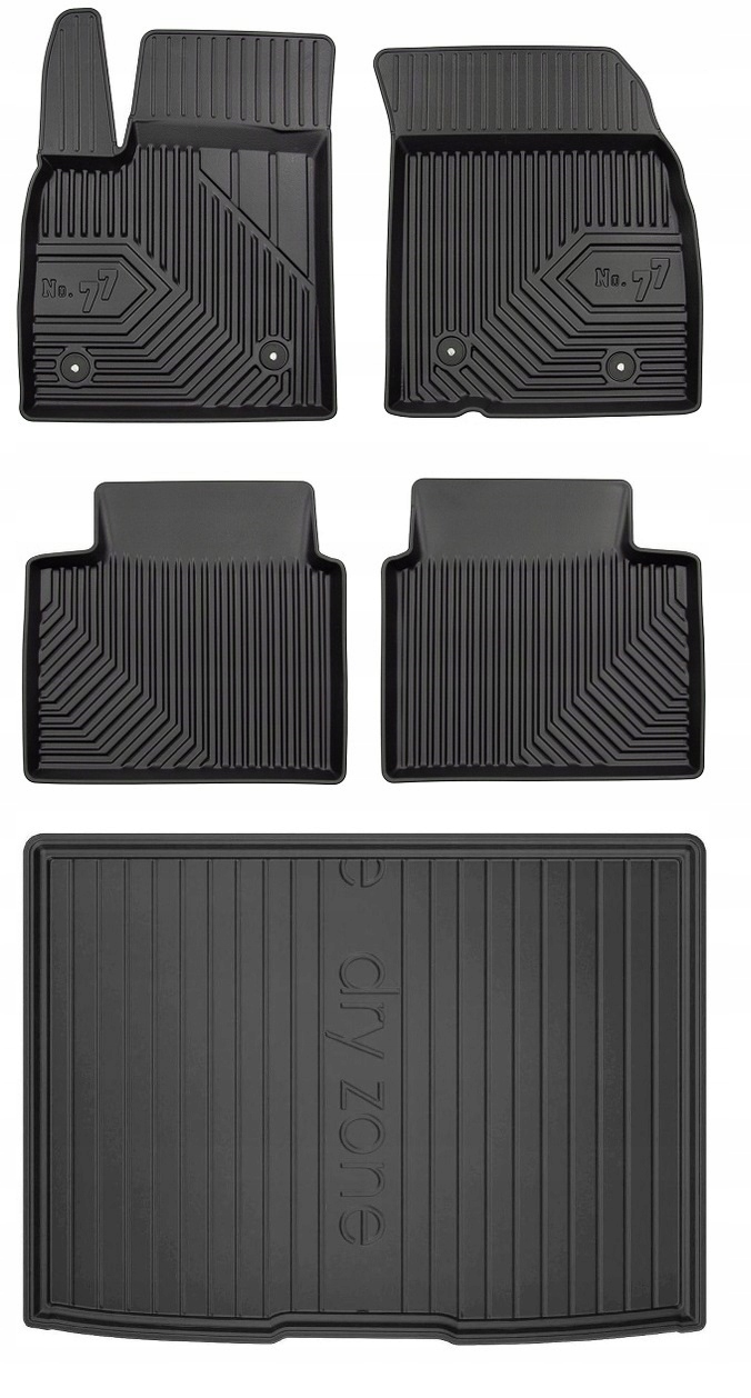 Set 77 Koberce a rohože Ford Focus Mk4 Hatchback od roku 2018