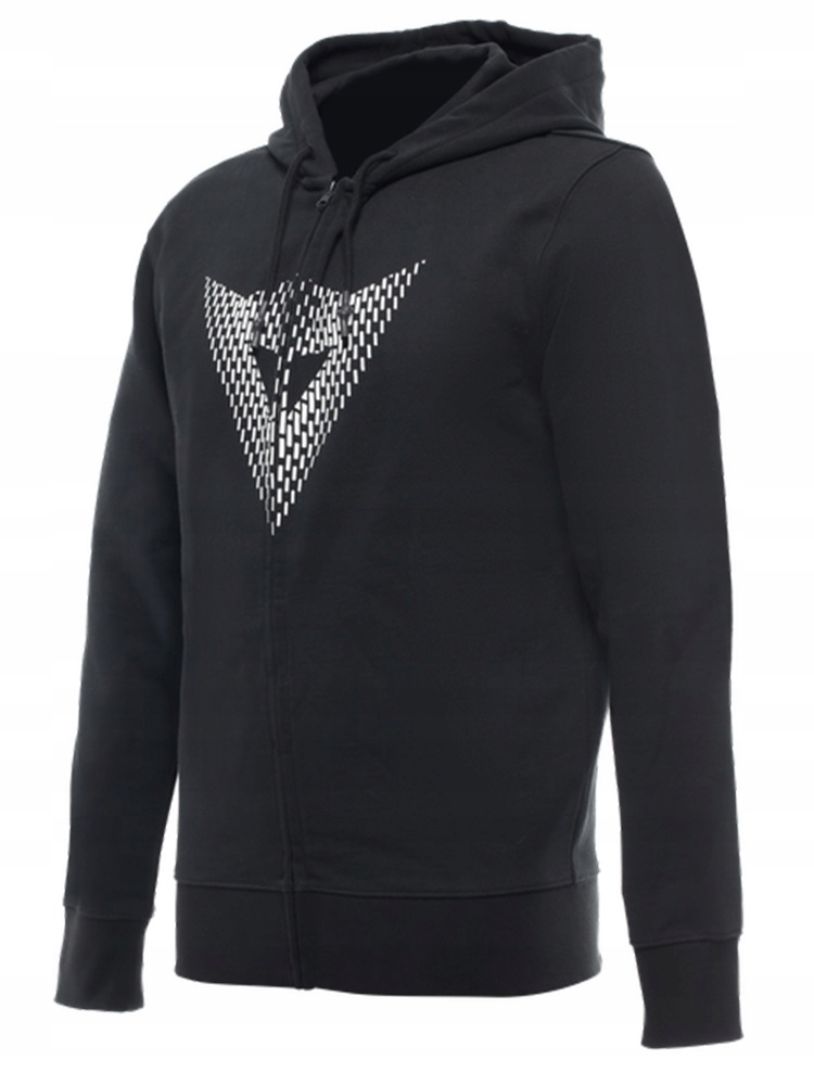 Mikina Dainese Hoodie Čierna Pánska Biela Čierna Biela