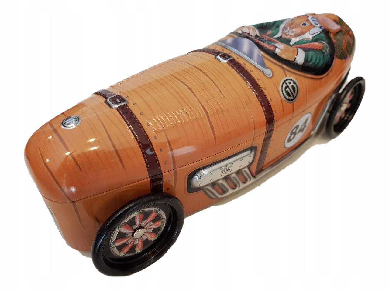 

Samochód Wyścigowy 28cm Pojemnik Metalowy Pudełko