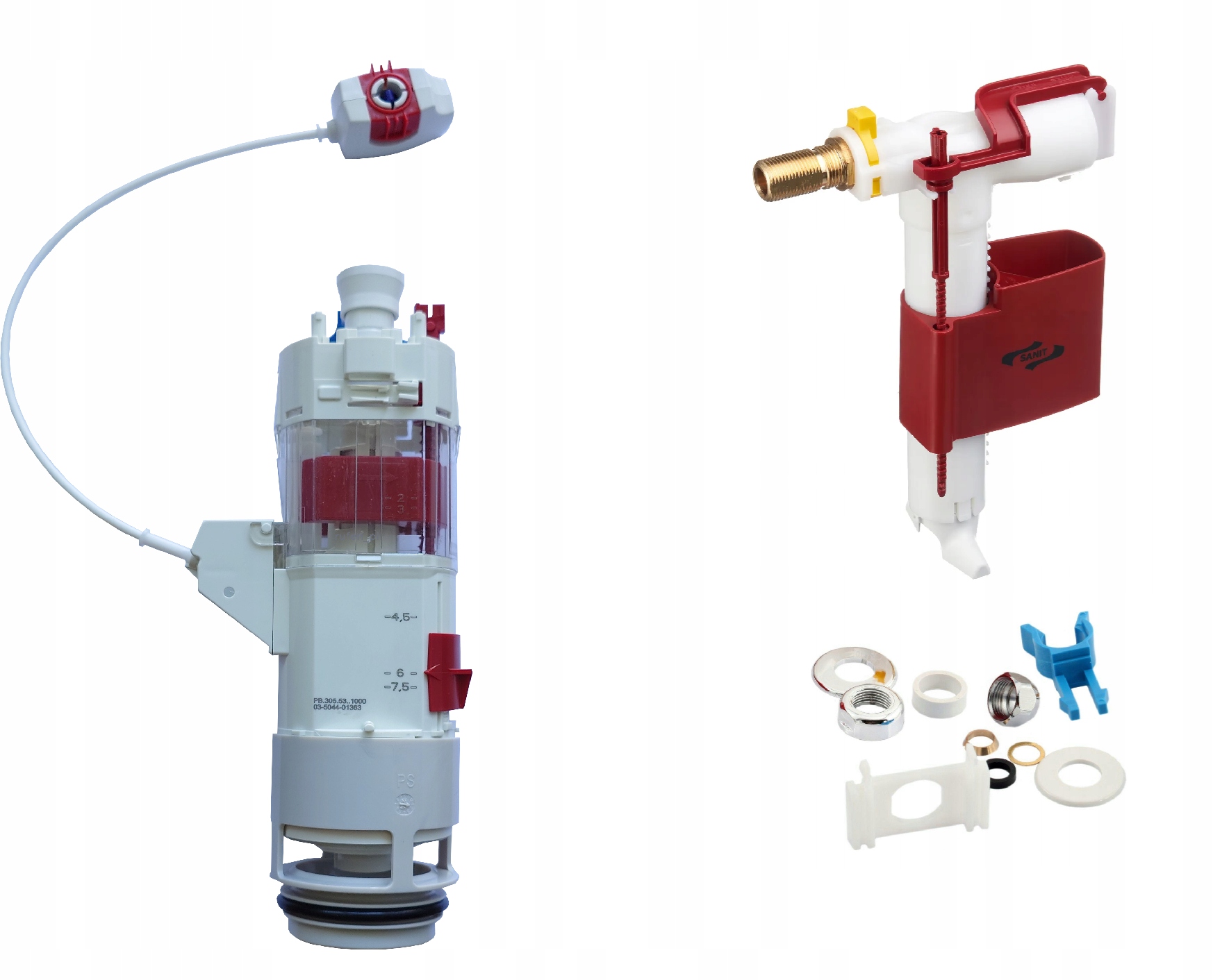Roca Sanit ventil Nova Vip jednolinkový a napouštěcí vypouštěcí mechanismus
