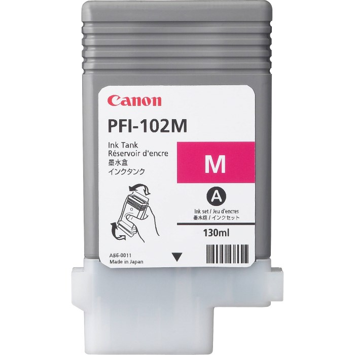 Canon Zásobník inkoustu PFI-102M/ iPF-500/ 6x0/ 7xx/ LP-xxx/ Magenta