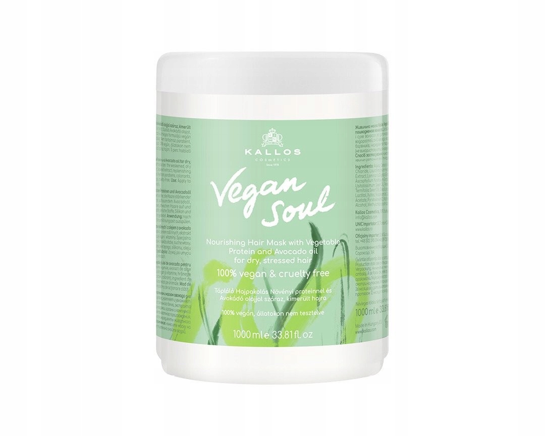

Kallos Vegan Soul Nourishing Hair Mask 1000ml