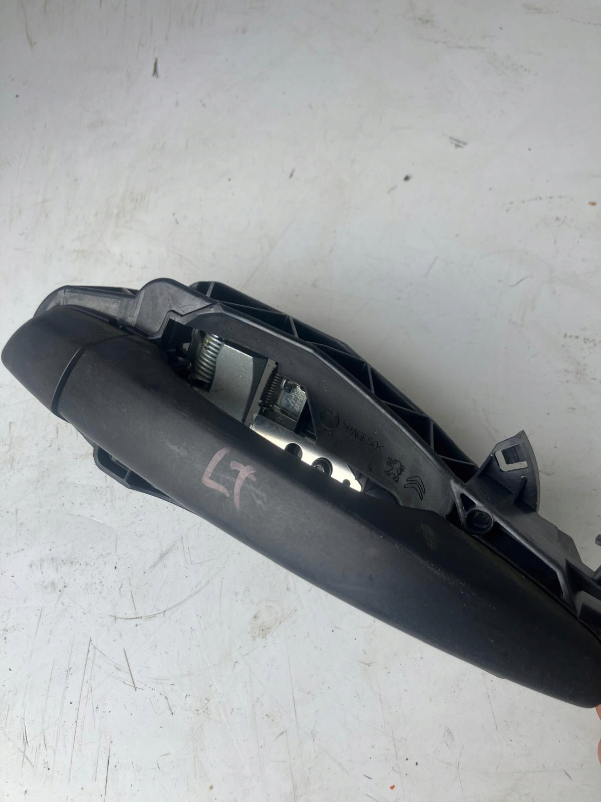 handle door left rear part CITROEN C3 III black MAT