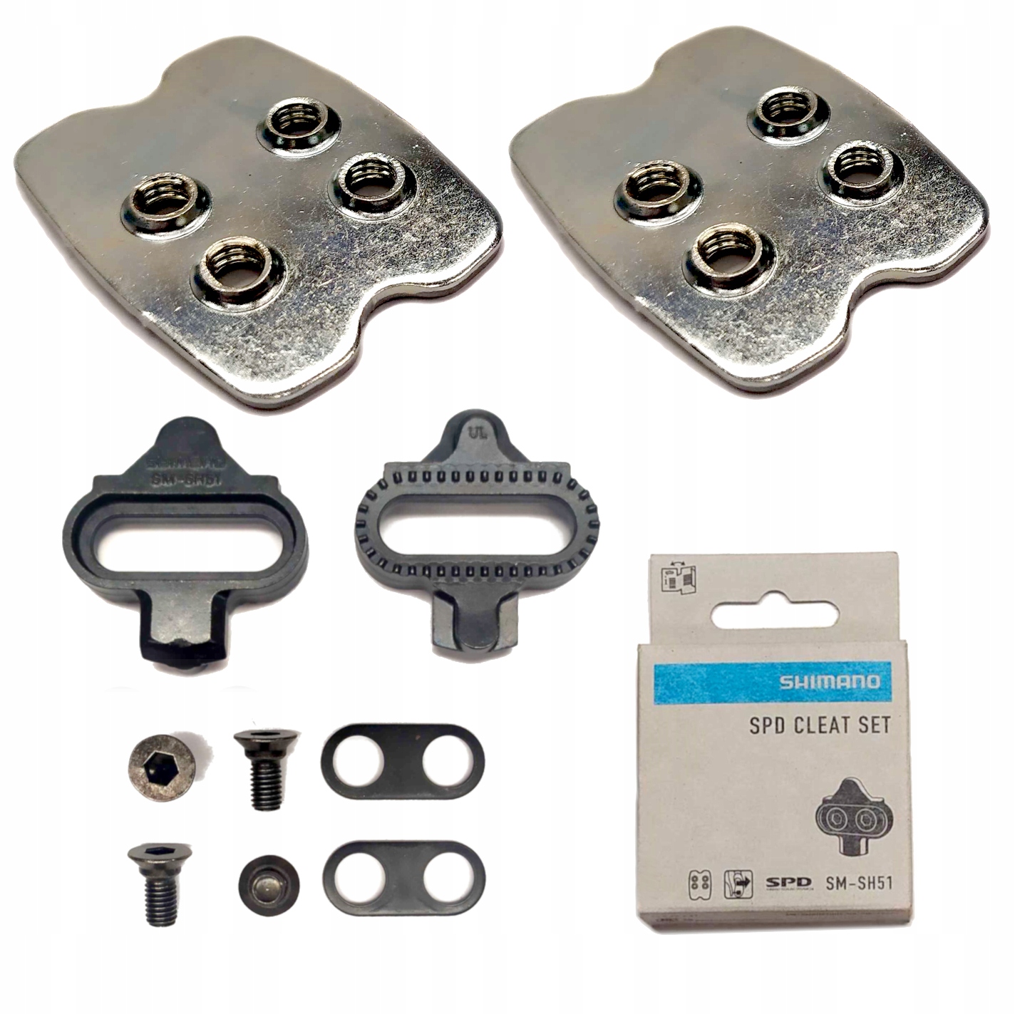 Bloki do pedałów Shimano Bloki pedałów MTB SM-SH51 nakładki bloków