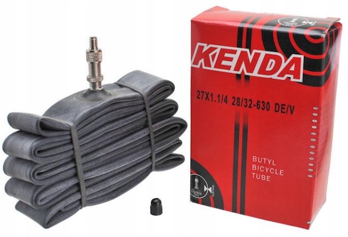 Dętka Kenda 27 x 1 1/4 Wentyl DV Dunlop Rowerowy 28/32-630