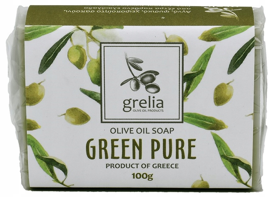 

Czyste i naturalne Greckie Mydło z oliwek 100 g.