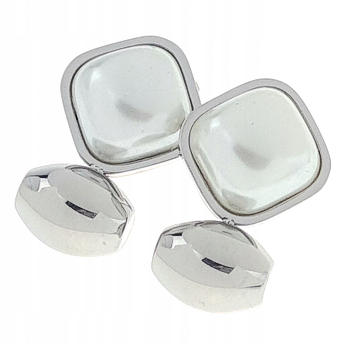 4851 Kolczyki srebrne stal chirurgiczna wtyczki celebrytki