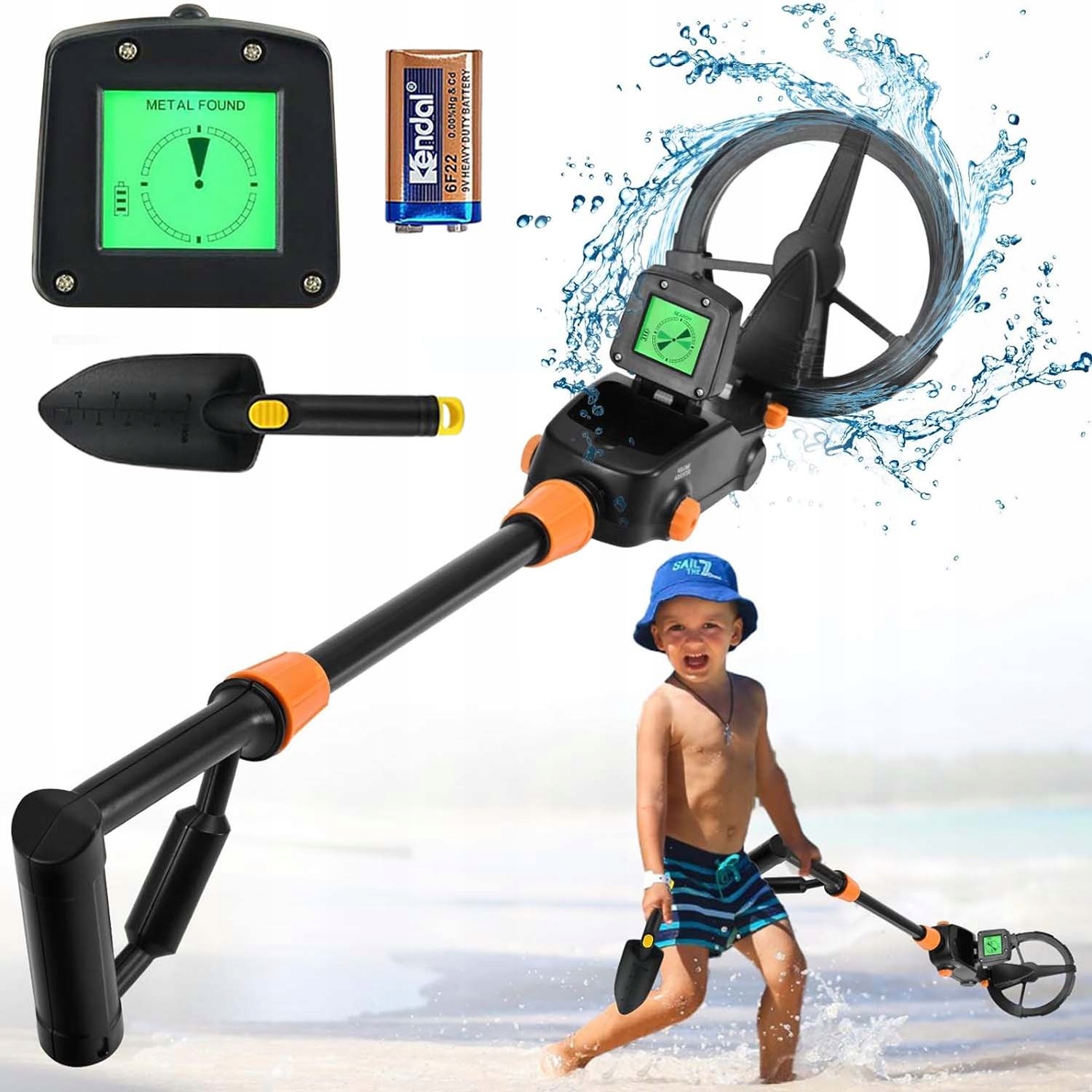 Profesionální Lehký Skládací Detektor Kovů Pro Děti I Dospělé