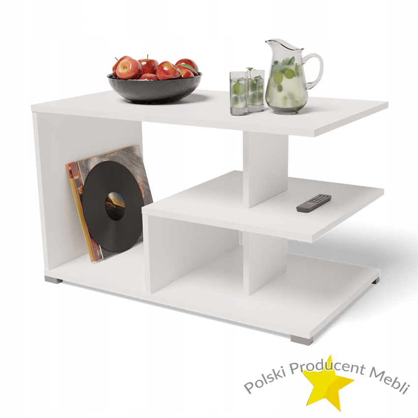 STOLIK KAWOWY ŁAWA TEXAS BIAŁA PŁYTA 18 mm