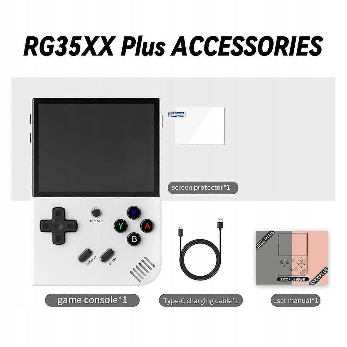 Konsola Retro RG35XX PLUS 64GB z 5000 grami i torbą na akcesoria