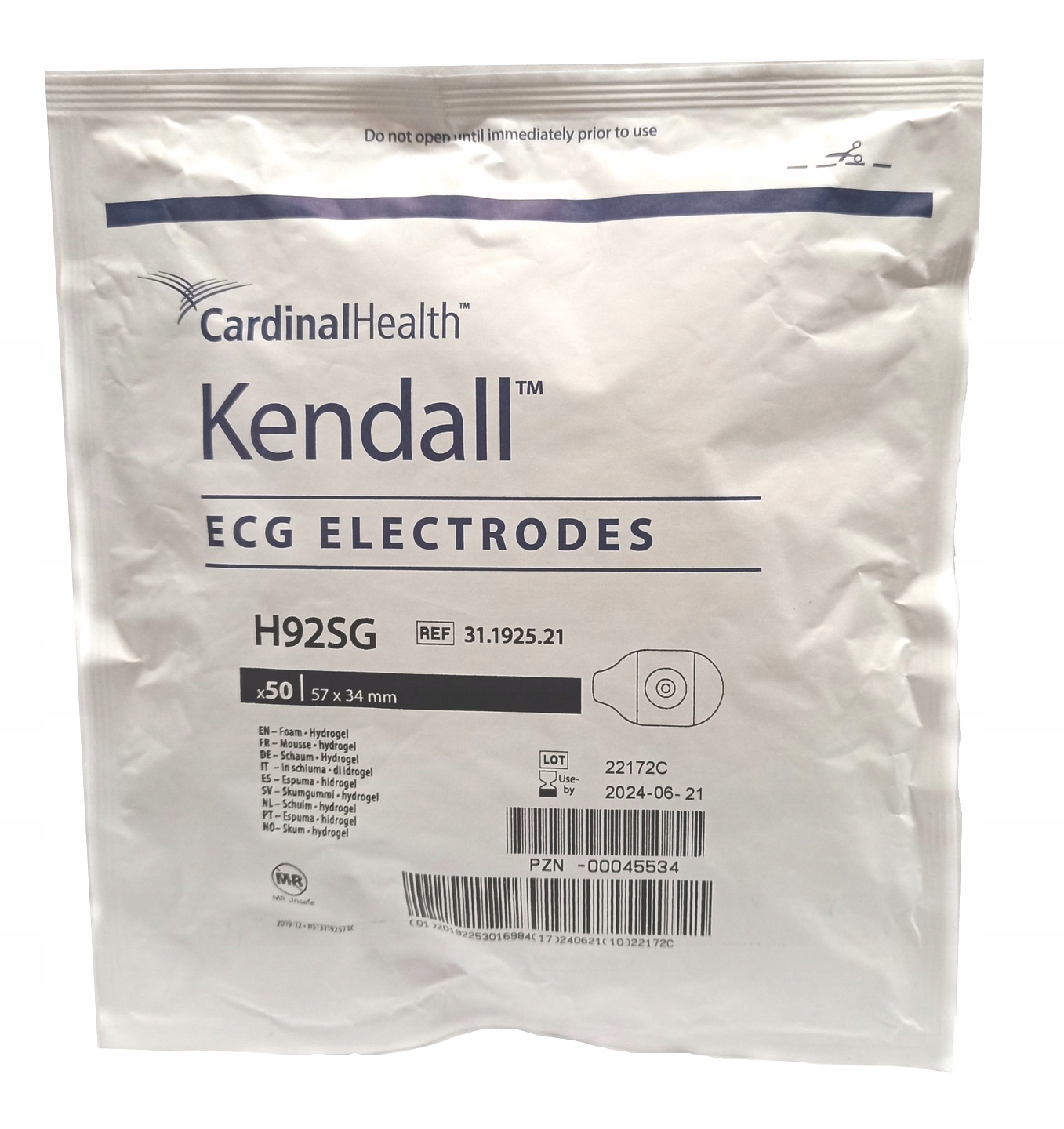

Elektrody żelowe do Ekg Kendall 50szt H92SG 57x34