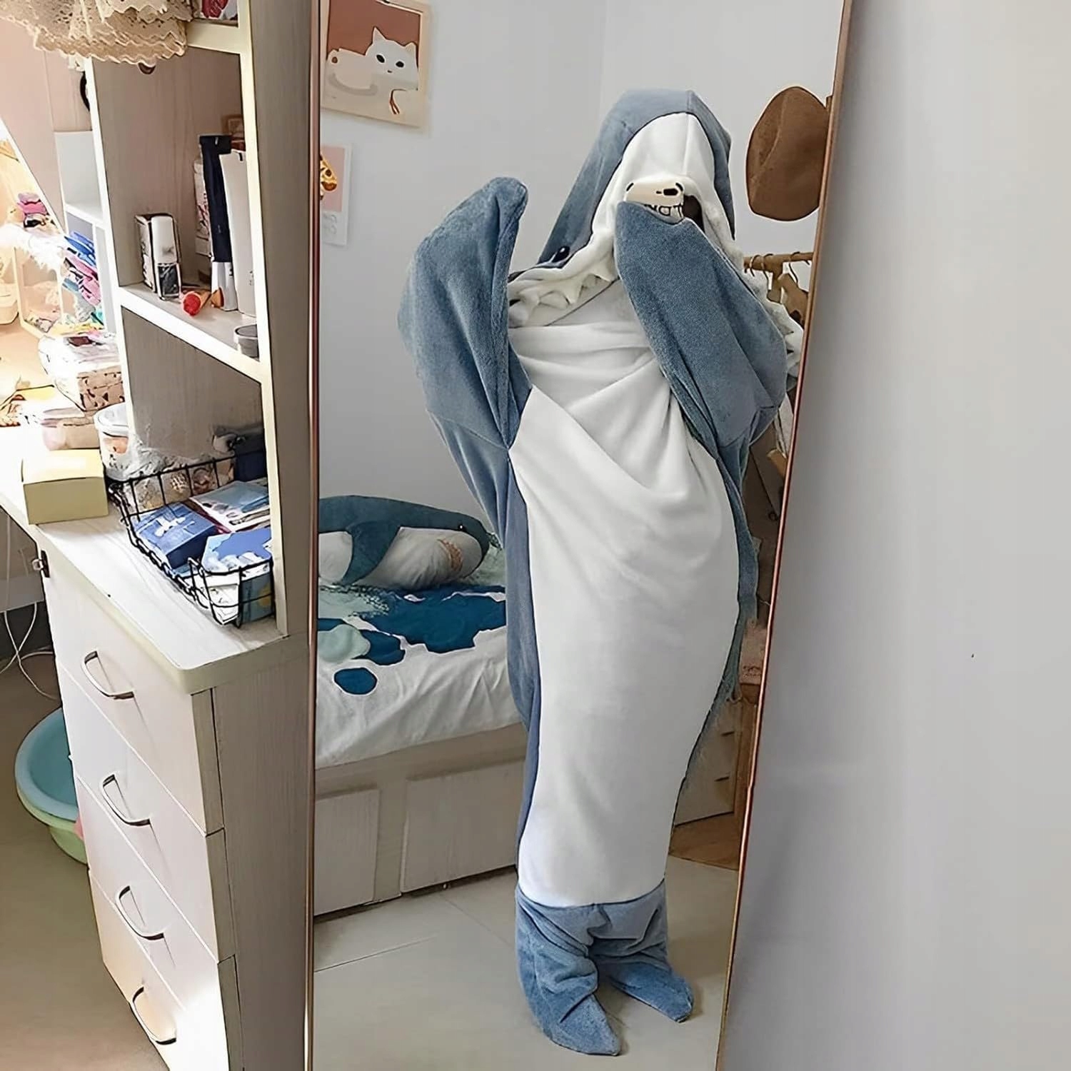 NOWY KOC Z REKINEM ŚPIWÓR DLA DOROSŁYCH 210CM, XL Model NOWY KOC Z REKINEM XL