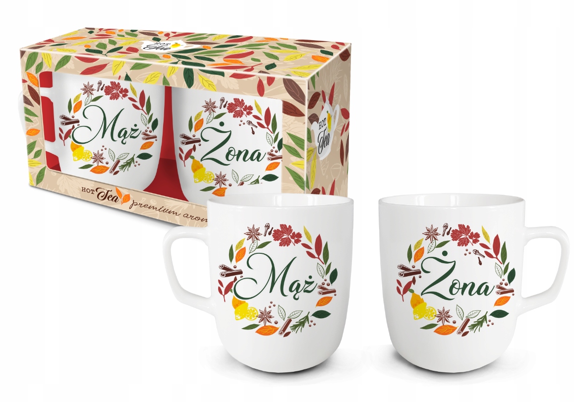 

Hot Tea 2022 zestaw 2 kubków 350ml Mąż Żona