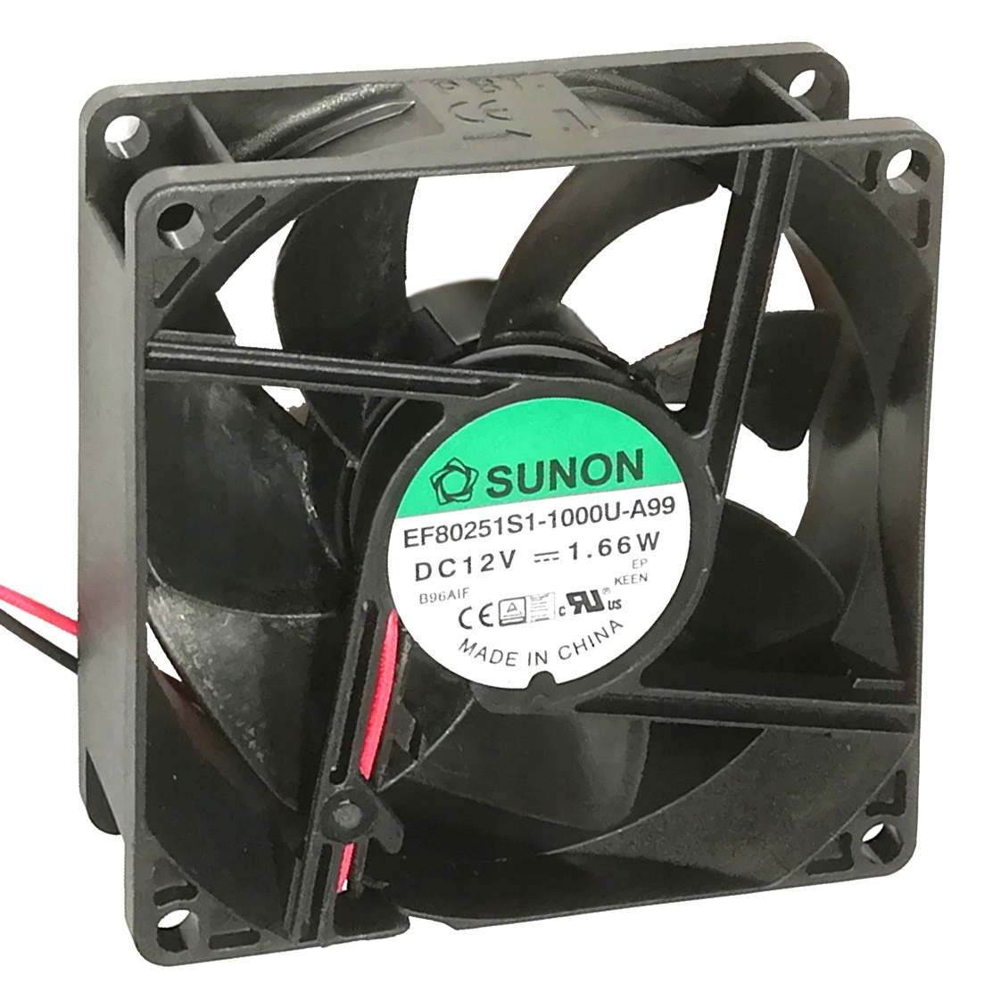 

Sunon Wentylator DC 12V 80x80x25mm 69,29m3/h