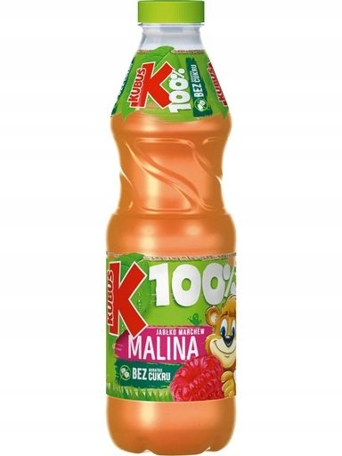 9 x Kubuś Šťáva 100% mrkev malina jablko 850 ml