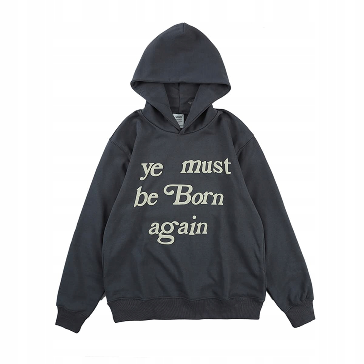cpfm mikina s kapucí Ye Must Be Born Again Streetwear černá XXL