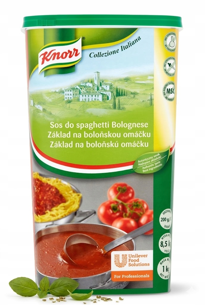 Knorr Sos do spaghetti Bolognese 1kg 1000g Gastronomia