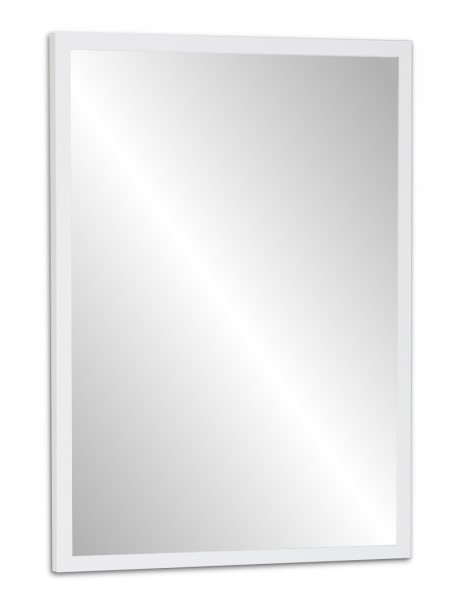 LUSTRO 60x40 wąska rama PREMIUM BIAŁE