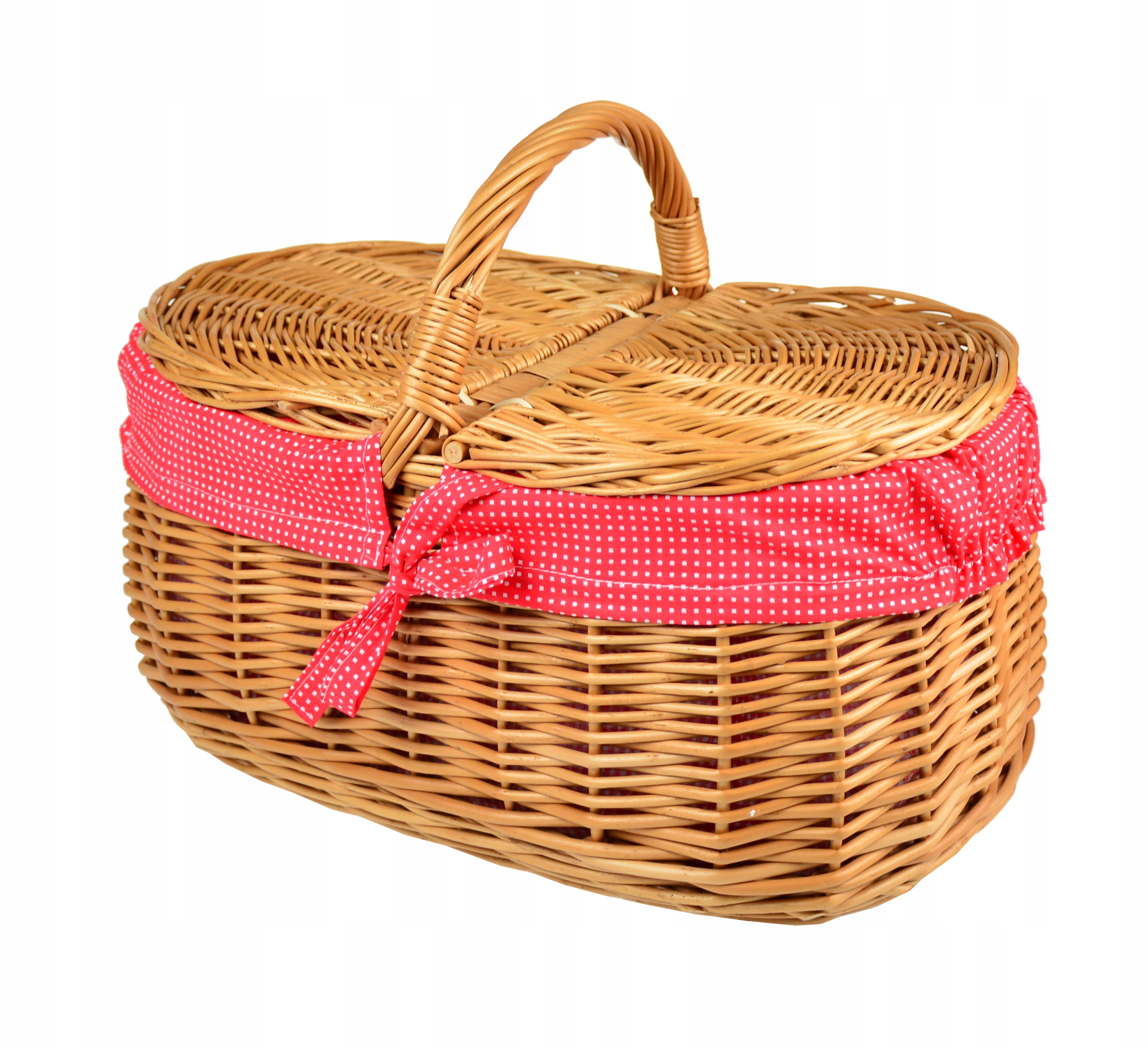 KOSZYK NA PIKNIK wiklinowy kosz PIKNIKOWY roz. XXL Marka KoszeWorks