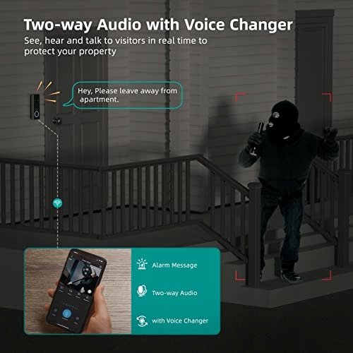 AOSU Wideodomofon 2K Kamera AI Detekcja Osób Alexa — miniatura 5