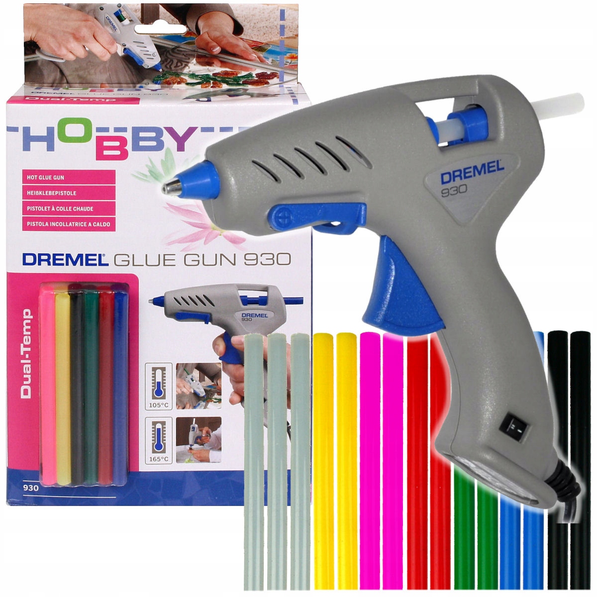 

Pistolet Do Kleju Glue Gun 930 Dremel 18 x Klej