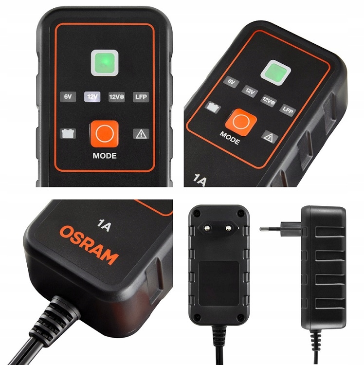 OSRAM PROSTOWNIK BOOSTER BATTERY START charge 1 A Kod producenta OEBCS901