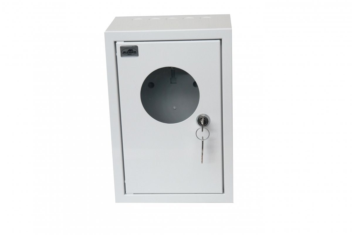 Rozdzielnica natynkowa licznikowa 1x1F Ral 9003 A-RZ18E