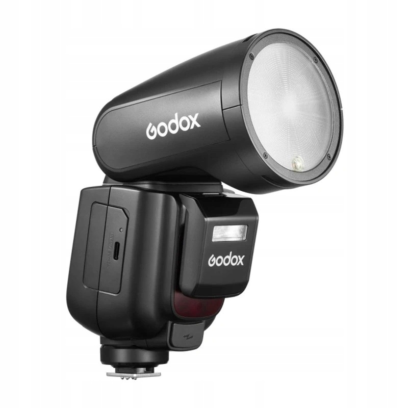 Blesková lampa Godox V1Pro C Reportérská Canon 76Ws Led Ttl System X Hss