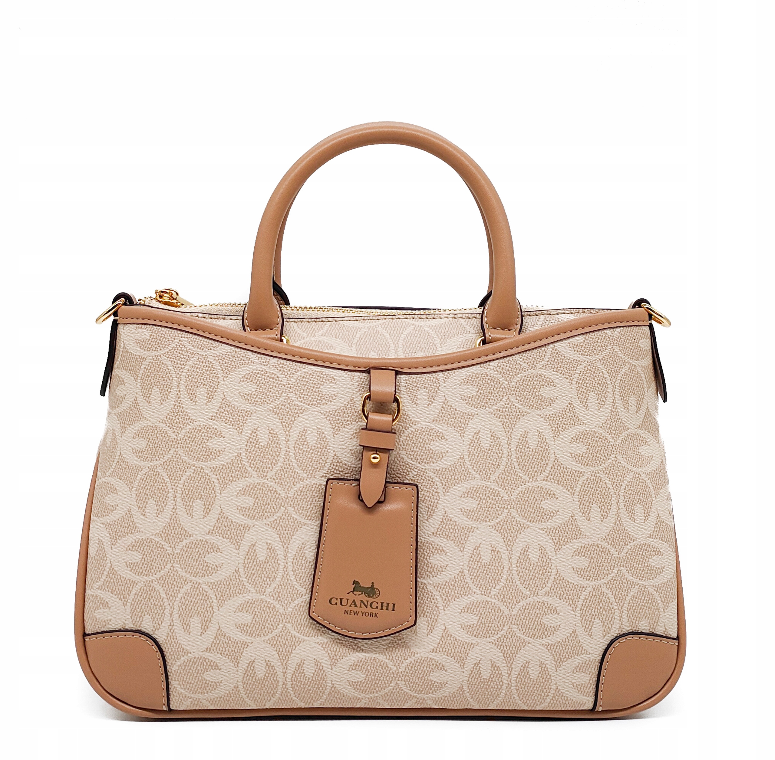Kufřík Guanchi kabelka béžová