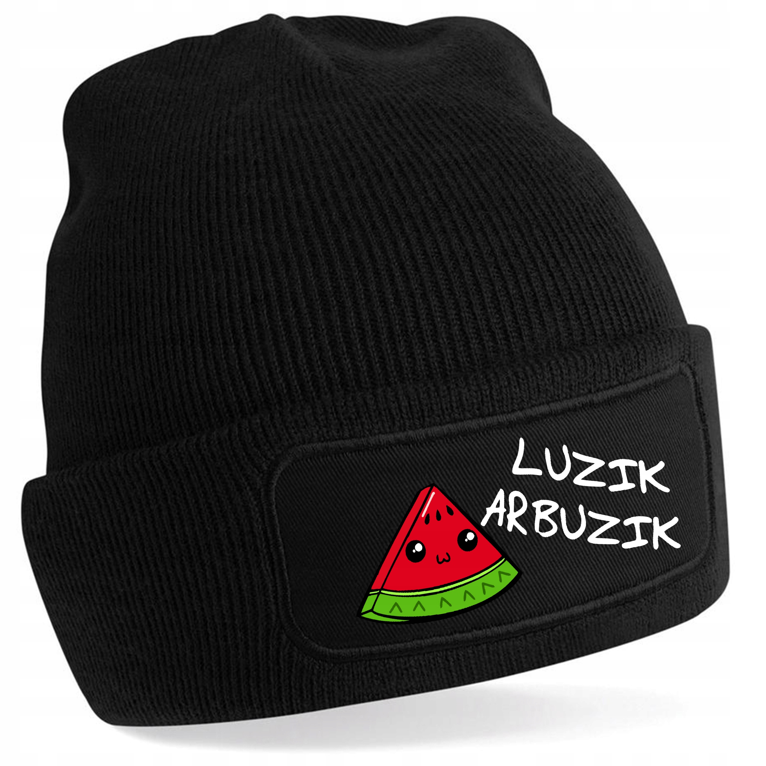 CIEPŁA CZAPKA ZIMOWA LUZIK ARBUZIK BEANIE