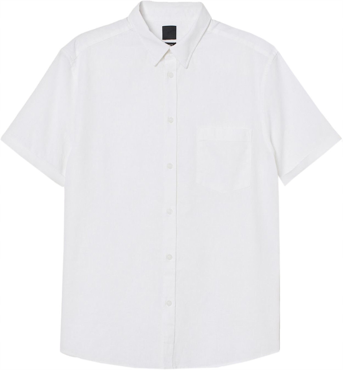 

H&m Męska Lniana Biała Koszula Slim Fit S