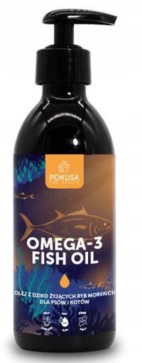 Pokusa Oceanic Line Omega-3 dla psa i kota olej z ryby 500 ml